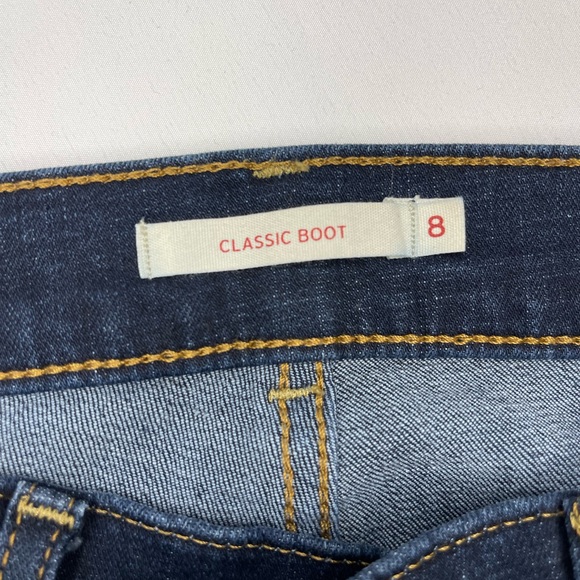 Levi’s Classic Boot Cut Jeans Dark Wash, Vintage 90’s look - Picture 4 of 5